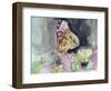 Watercolor Butterfly III-LuAnn Roberto-Framed Art Print