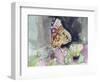 Watercolor Butterfly III-LuAnn Roberto-Framed Art Print