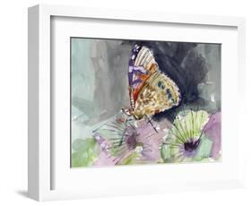 Watercolor Butterfly III-LuAnn Roberto-Framed Art Print