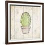 Watercolor Cactus 1-Kimberly Allen-Framed Art Print