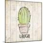 Watercolor Cactus Laugh-Kimberly Allen-Mounted Art Print