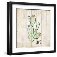 Watercolor Cactus Live-Kimberly Allen-Framed Art Print