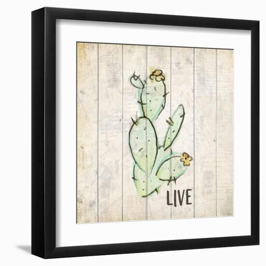 Watercolor Cactus Live-Kimberly Allen-Framed Art Print