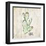 Watercolor Cactus Live-Kimberly Allen-Framed Art Print