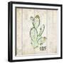 Watercolor Cactus Live-Kimberly Allen-Framed Art Print