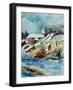 Watercolor Chassepierre-Pol Ledent-Framed Art Print