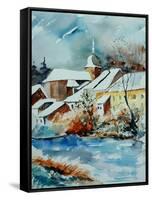 Watercolor Chassepierre-Pol Ledent-Framed Stretched Canvas