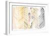 Watercolor Chevron-Elyse DeNeige-Framed Premium Giclee Print