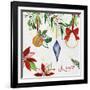 Watercolor Christmas II-Harriet Sussman-Framed Art Print