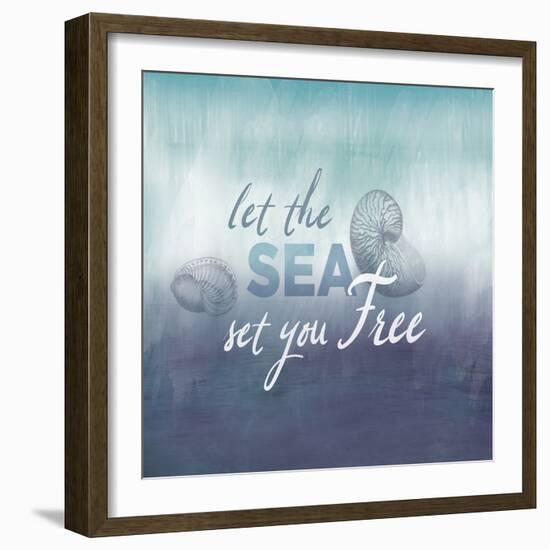 Watercolor Coast 3-Lula Bijoux-Framed Art Print