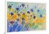 Watercolor Cornflowers-Pol Ledent-Framed Art Print