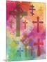 Watercolor Cross 1-Melody Hogan-Mounted Art Print