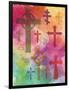 Watercolor Cross 1-Melody Hogan-Framed Art Print