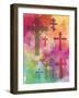 Watercolor Cross 1-Melody Hogan-Framed Art Print