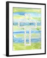 Watercolor Cross-A-Jean Plout-Framed Giclee Print