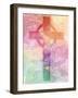 Watercolor Cross Words 2-Melody Hogan-Framed Art Print