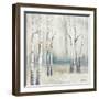 Watercolor December Birch I-Michael Marcon-Framed Art Print