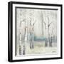 Watercolor December Birch I-Michael Marcon-Framed Art Print