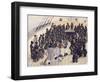 Watercolor Depicting the Voyage of the Treatment of Blacks in the Former West African Colonies-null-Framed Giclee Print