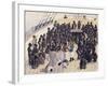 Watercolor Depicting the Voyage of the Treatment of Blacks in the Former West African Colonies-null-Framed Giclee Print