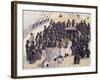 Watercolor Depicting the Voyage of the Treatment of Blacks in the Former West African Colonies-null-Framed Giclee Print