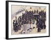 Watercolor Depicting the Voyage of the Treatment of Blacks in the Former West African Colonies-null-Framed Giclee Print