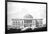 Watercolor Drawing of the U. S. Capitol-null-Framed Photographic Print