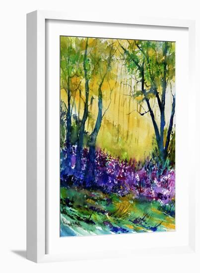 Watercolor Epilobiums-Pol Ledent-Framed Art Print