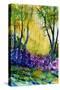 Watercolor Epilobiums-Pol Ledent-Stretched Canvas