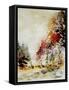 Watercolor Fall-Pol Ledent-Framed Stretched Canvas