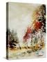 Watercolor Fall-Pol Ledent-Stretched Canvas
