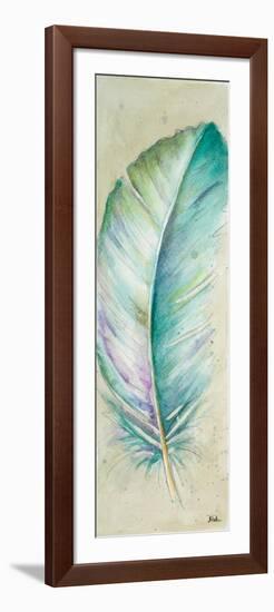 Watercolor Feather II-Patricia Pinto-Framed Premium Giclee Print