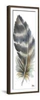 Watercolor Feather White VI-Patricia Pinto-Framed Premium Giclee Print