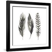 Watercolor Feathers I-Grace Popp-Framed Art Print