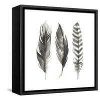 Watercolor Feathers I-Grace Popp-Framed Stretched Canvas