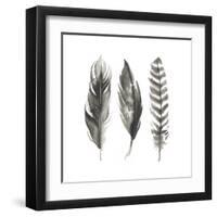 Watercolor Feathers I-Grace Popp-Framed Art Print