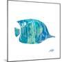 Watercolor Fish in Teal III-Julie DeRice-Mounted Premium Giclee Print