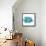 Watercolor Fish in Teal III-Julie DeRice-Framed Stretched Canvas displayed on a wall