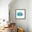 Watercolor Fish in Teal III-Julie DeRice-Framed Art Print displayed on a wall