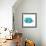 Watercolor Fish in Teal III-Julie DeRice-Framed Art Print displayed on a wall