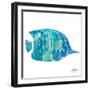 Watercolor Fish in Teal III-Julie DeRice-Framed Art Print