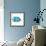 Watercolor Fish in Teal III-Julie DeRice-Framed Premium Giclee Print displayed on a wall