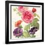 Watercolor Floral III-Danhui Nai-Framed Art Print