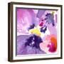 Watercolor Flower Composition IV-Evelia Designs-Framed Art Print