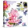 Watercolor Flower Composition VII-Evelia Designs-Stretched Canvas