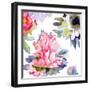 Watercolor Flower Composition VII-Evelia Designs-Framed Art Print