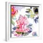 Watercolor Flower Composition VII-Evelia Designs-Framed Art Print