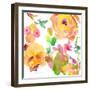 Watercolor Flower Composition VIII-Evelia Designs-Framed Art Print