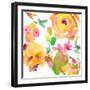 Watercolor Flower Composition VIII-Evelia Designs-Framed Art Print