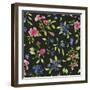 Watercolor Flowers 100-Yachal Design-Framed Giclee Print